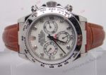 Rolex Sports Models Daytona Watch Leather band Pearl Dial_th.jpg